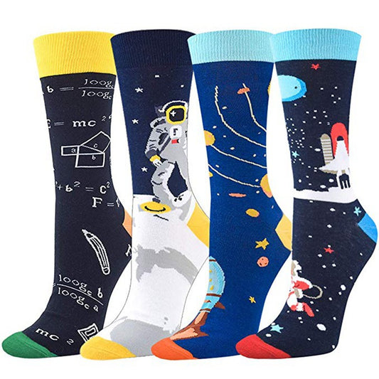 Math and Space Leisure Crew Socks (1 Pair)